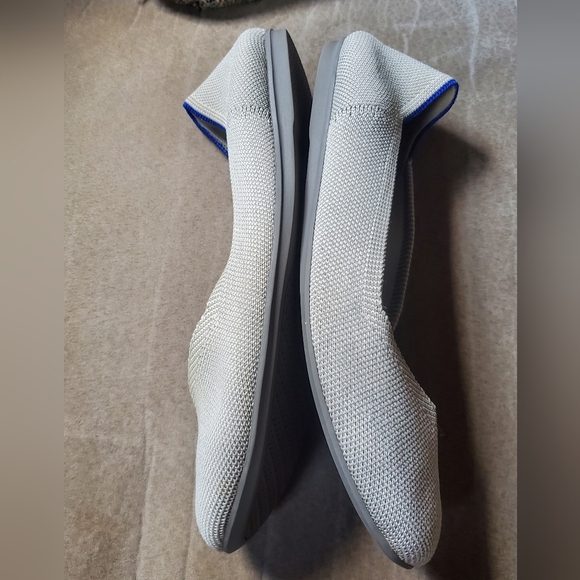 Rothy's The Flat Flax Grey Size Womens 8.5 - Picture 4 of 5